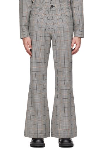 Marni Gray Check Trousers