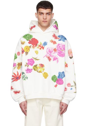 Marni Off-White Floral Hoodie