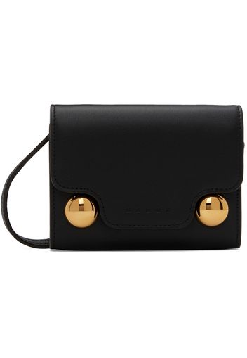 Marni Black Coin Holder Wallet