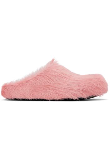 Marni Pink Fussbett Sabot Loafers