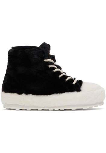 Marni Black & White Teddy Tennis Sneakers