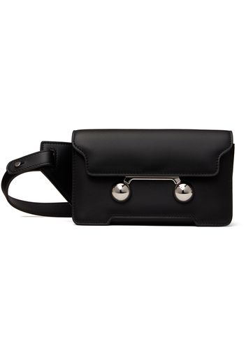 Marni Black Leather Trunkaroo Crossbody Bag