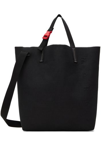 Marni Black Canvas Tribeca Shopper Tote