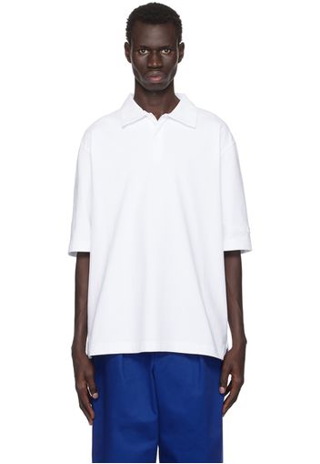 Marni White Oversized Polo