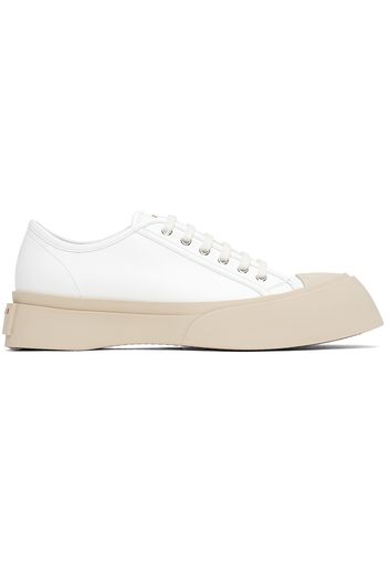 Marni White Nappa Leather Pablo Sneakers