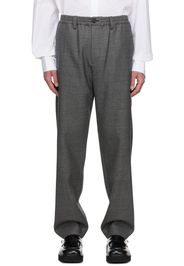 Marni Gray Textured Trousers