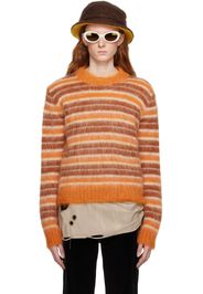 Marni Orange Striped Sweater