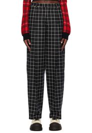 Marni Black Check Trousers