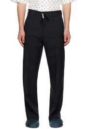 Marni Navy Drawstring Trousers