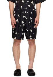 Marni Black 'Bunch Of Hearts' Shorts