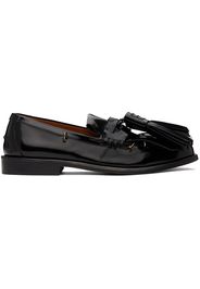 Marni Black Leather Bambi Loafers