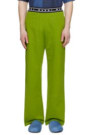 Marni Green Three-Pocket Sweatpants