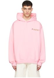 Marni Pink Printed Hoodie