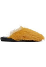 Marni Yellow Fussbett Sabot Slippers