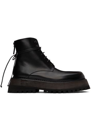 Marsèll Black Quadrarmato Boots