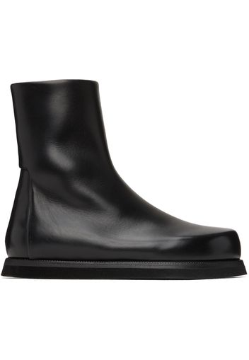 Marsèll Black Zip-Up Boots