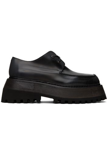 Marsèll Black Quadrarmato Derbys