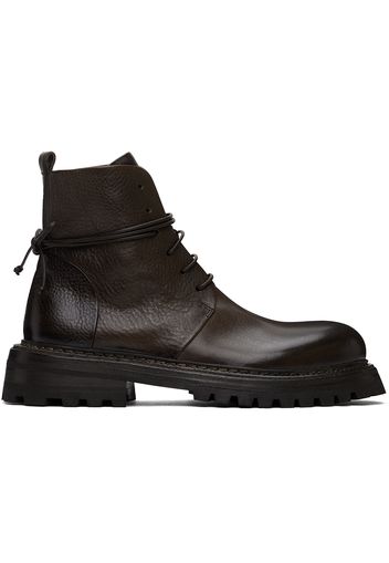 Marsèll Brown Carrucola Lace Up Ankle Boots