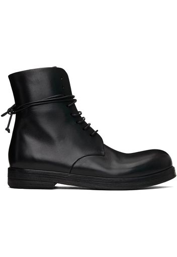 Marsèll Black Zucca Zeppa Lace Up Ankle Boots