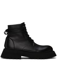 Marsèll Black Micarro Lace-Up Ankle Boots