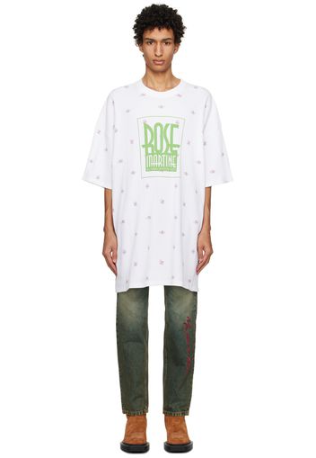 Martine Rose White Print T-shirt