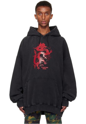 Martine Rose Black Oversized Hoodie