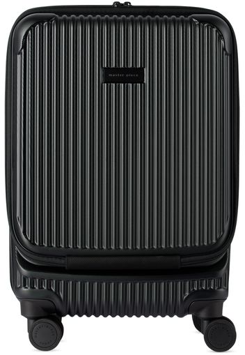 master-piece Black Trolley Suitcase, 34L