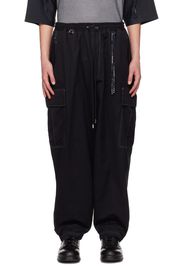 mastermind JAPAN Black Easy Cargo Pants