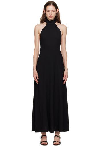 Matteau Black T-Back Maxi Dress