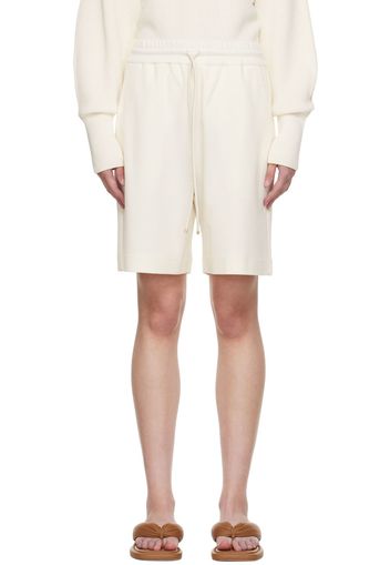 Max Mara Off-White Cotton Shorts