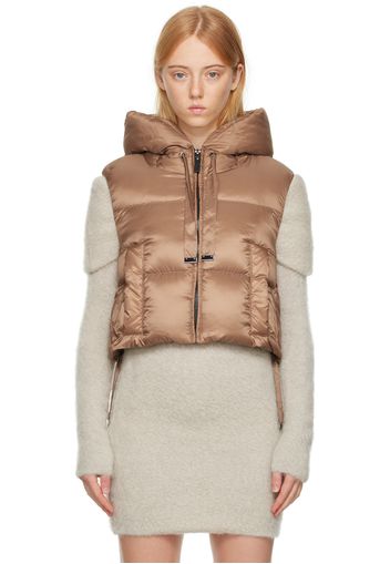 Max Mara Tan Seigo Down Vest