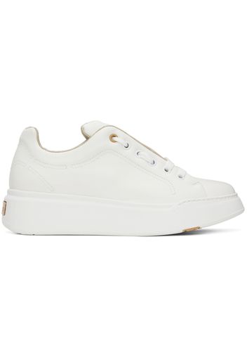 Max Mara White Leather Maxiv Sneakers