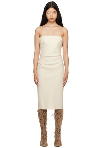 Max Mara Off-White Bernard Midi Dress