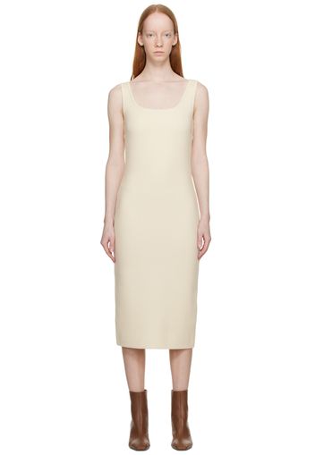 Max Mara Off-White Onagro Midi Dress