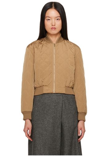 Max Mara Brown Fachiro Bomber