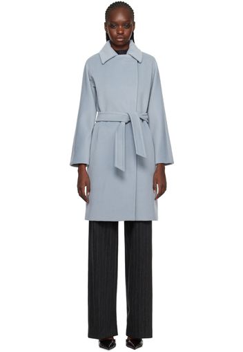 Max Mara Blue Estella Coat