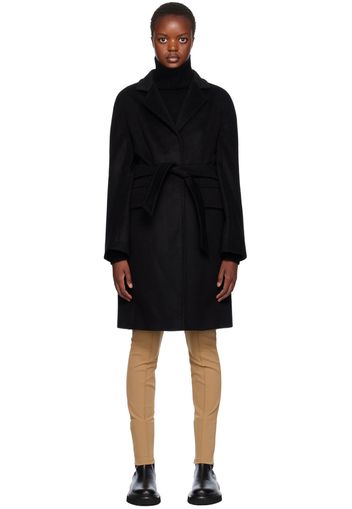 Max Mara Black Bingo Coat