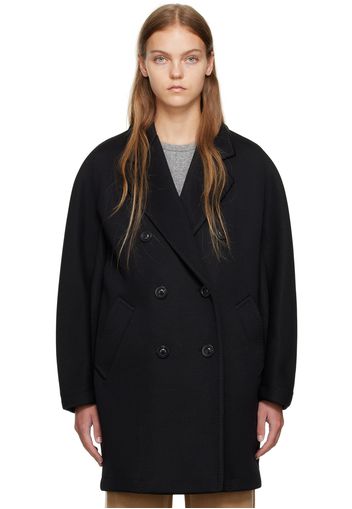 Max Mara Black Oversized Coat