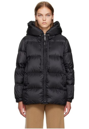 Max Mara Black The Cube Quilted Down Jacket