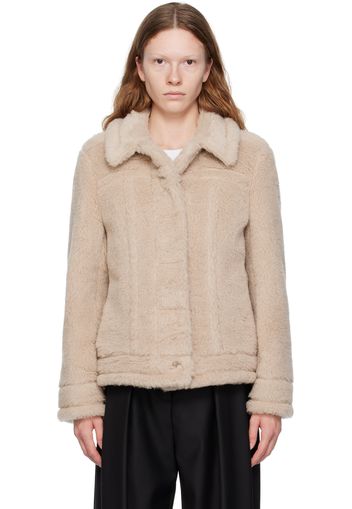 Max Mara Taupe Teddino Jacket