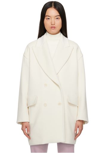 Max Mara White Meana Coat