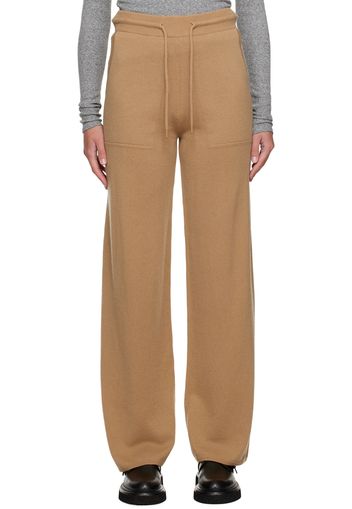 Max Mara Tan Relaxed-Fit Lounge Pants