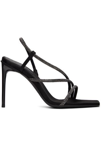 Max Mara Black Stark Heeled Sandals