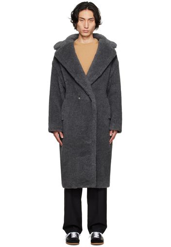 Max Mara Gray Teddy Bear Icon Coat