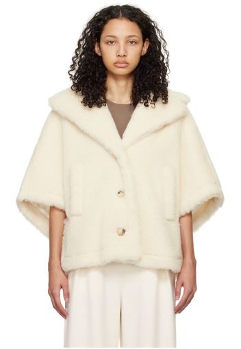 Max Mara White Aleggio Coat