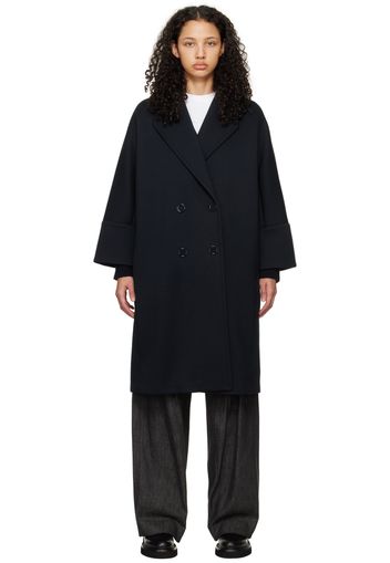 Max Mara Navy Epopea Coat