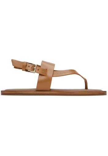 Max Mara Tan Thongstitch Sandals