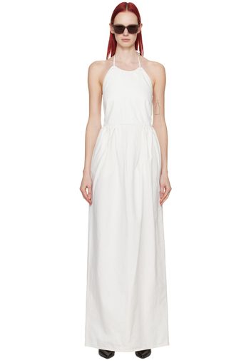 Max Mara White Europa Maxi Dress