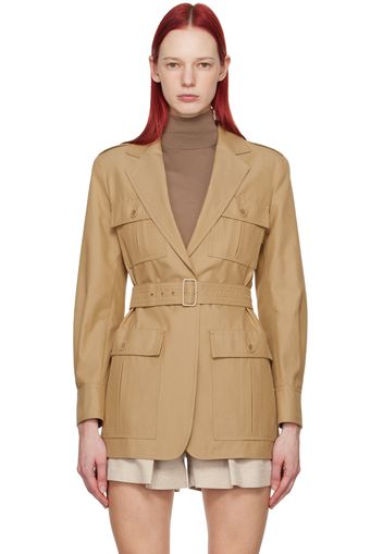 Max Mara Tan Pacos Jacket