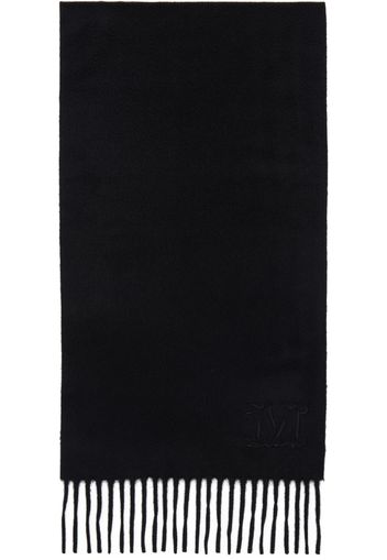 Max Mara Black Cashmere Scarf